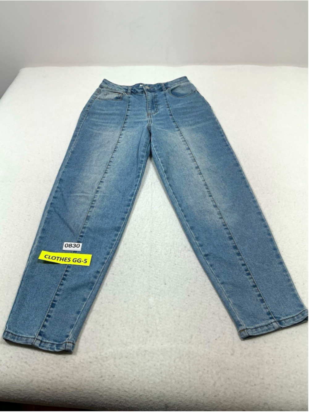 Women’s And Now This Straight Light Wash Stretch Blue Denim Jeans waist 27 inch